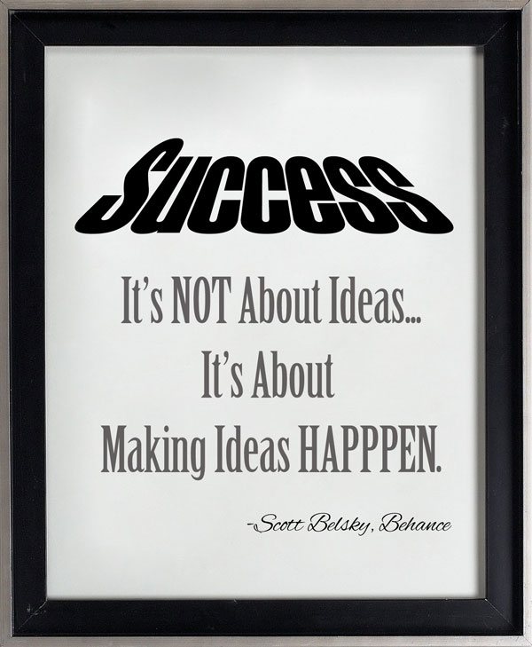 Success Frame for Small Business Website Design