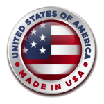 small made in America badge